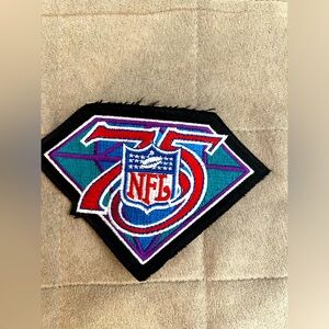 Willabee & Ward NFL 75th  Anniversary Patch 1994